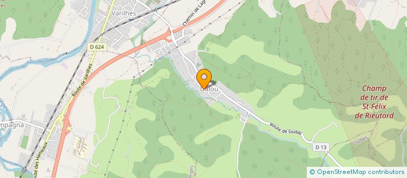 localisation de l'entreprise COMMUNE DE DALOU à DALOU
