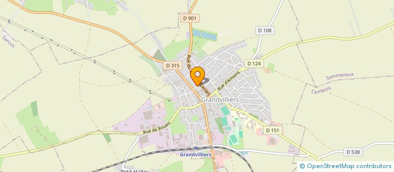 localisation de l'entreprise COMMUNE DE DAMERAUCOURT  DAMERAUCOURT