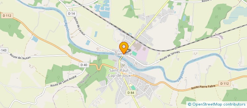 localisation de l'entreprise COMMUNE DE DAMIATTE  DAMIATTE