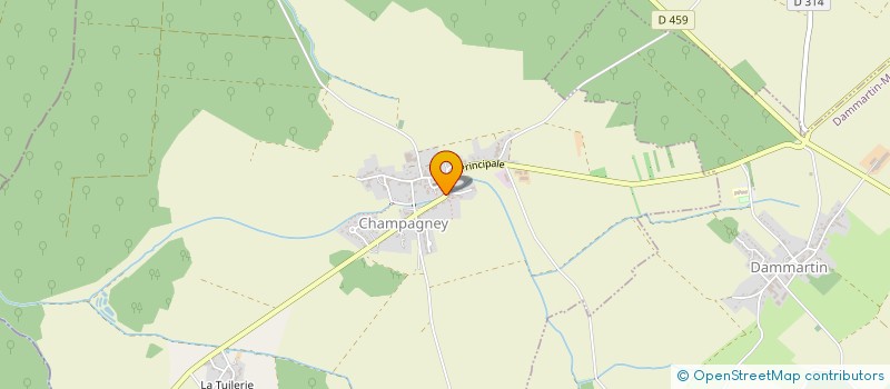 localisation de l'entreprise COMMUNE DE DAMMARTIN MARPAIN  DAMMARTIN-MARPAIN