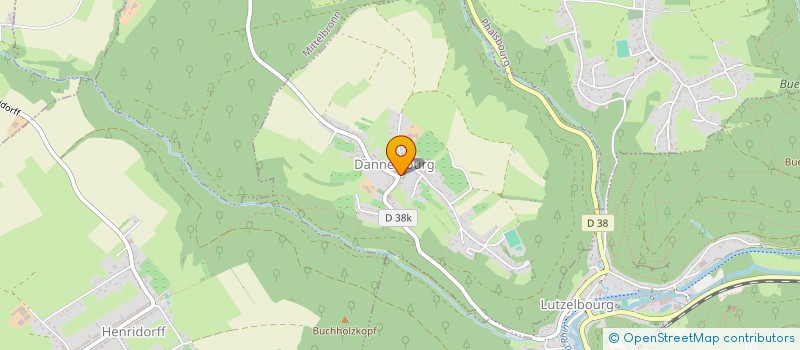 localisation de l'entreprise COMMUNE DE DANNELBOURG  DANNELBOURG
