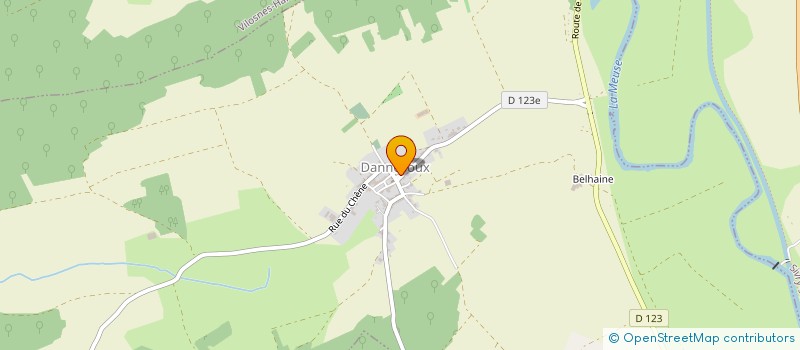 localisation de l'entreprise COMMUNE DE DANNEVOUX à DANNEVOUX