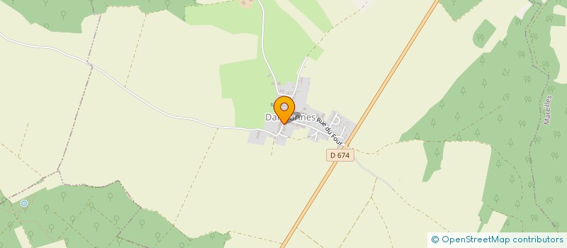 localisation de l'entreprise COMMUNE DE DARMANNES à DARMANNES