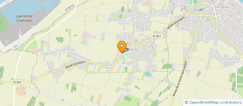 localisation de l'entreprise COMMUNE DE DARVOY à DARVOY