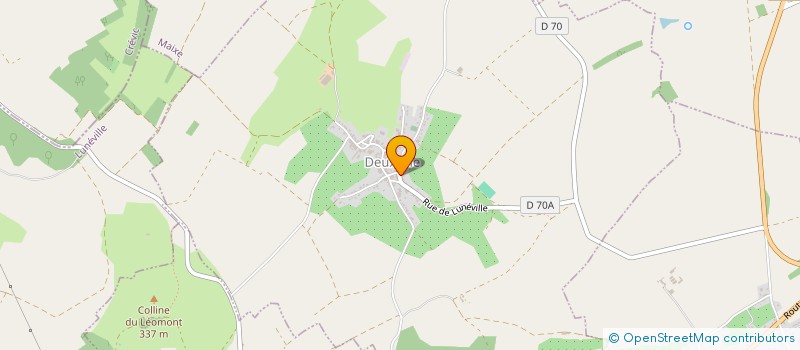 localisation de l'entreprise COMMUNE DE DEUXVILLE  DEUXVILLE
