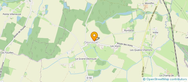 localisation de l'entreprise COMMUNE DE DEVROUZE  DEVROUZE