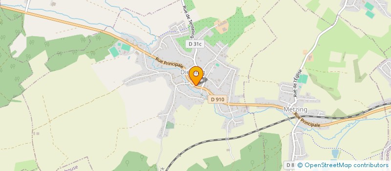 localisation de l'entreprise COMMUNE DE DIEBLING  DIEBLING