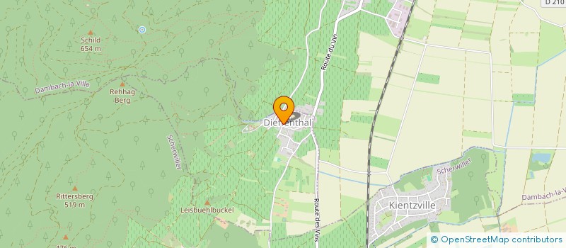 localisation de l'entreprise COMMUNE DE DIEFFENTHAL  DIEFFENTHAL