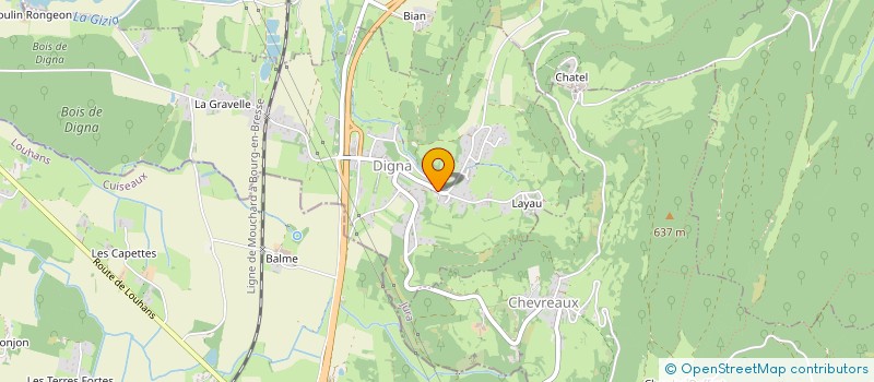 localisation de l'entreprise COMMUNE DE DIGNA  DIGNA