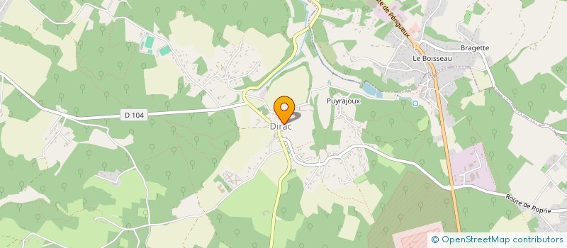 localisation de l'entreprise COMMUNE DE DIRAC  DIRAC