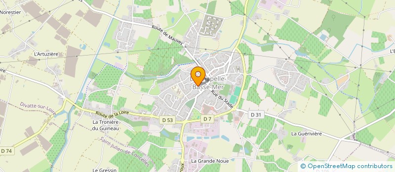 localisation de l'entreprise COMMUNE DE DIVATTE-SUR-LOIRE à DIVATTE-SUR-LOIRE