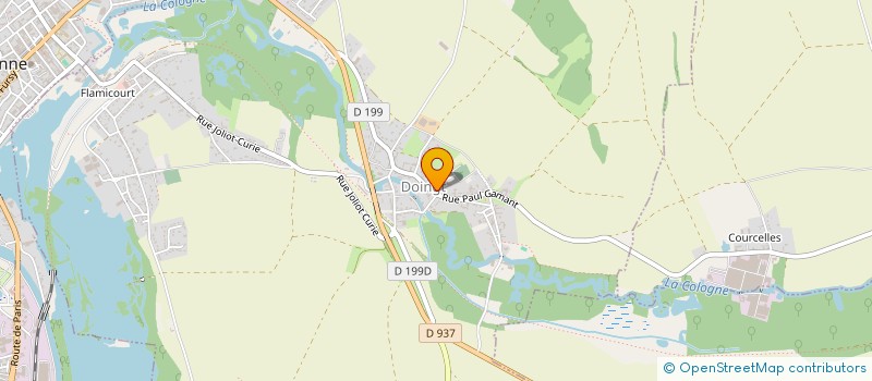 localisation de l'entreprise COMMUNE DE DOINGT  DOINGT