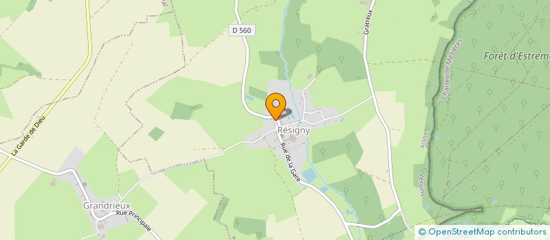 localisation de l'entreprise COMMUNE DE DOLIGNON  DOLIGNON