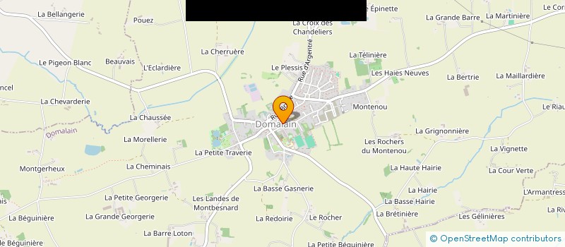 localisation de l'entreprise COMMUNE DE DOMALAIN  DOMALAIN