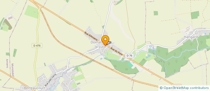 localisation de l'entreprise COMMUNE DE DOMART SUR LA LUCE  DOMART-SUR-LA-LUCE