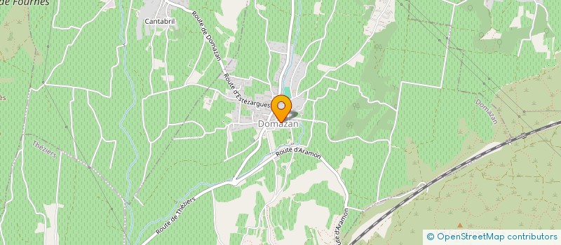 localisation de l'entreprise COMMUNE DE DOMAZAN  DOMAZAN