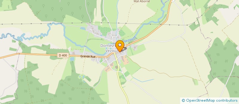 localisation de l'entreprise COMMUNE DE DOMJEVIN  DOMJEVIN