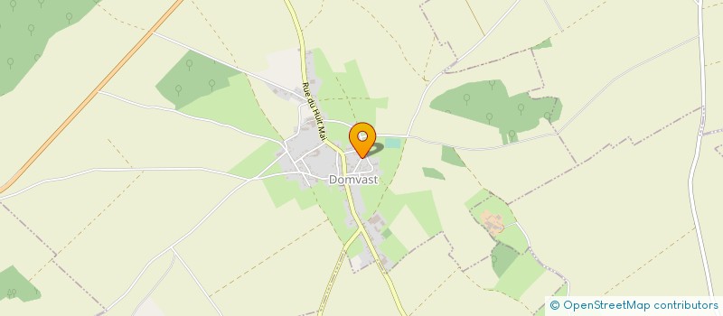 localisation de l'entreprise COMMUNE DE DOMVAST  DOMVAST
