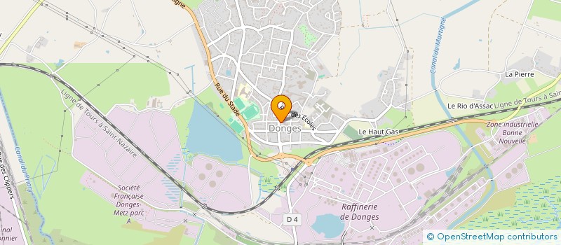 localisation de l'entreprise COMMUNE DE DONGES à DONGES