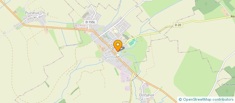 localisation de l'entreprise COMMUNE DE DONJEUX  DONJEUX