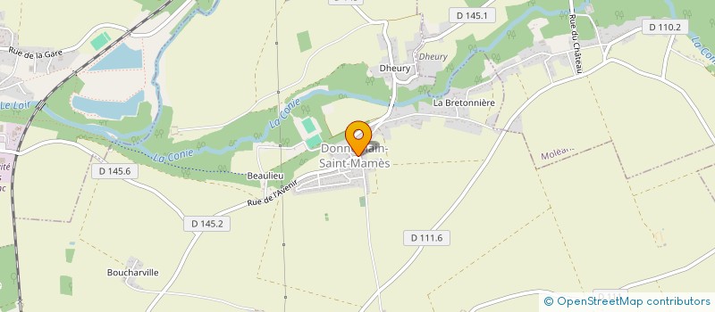 localisation de l'entreprise COMMUNE DE DONNEMAIN SAINT MAMES  DONNEMAIN-SAINT-MAMES