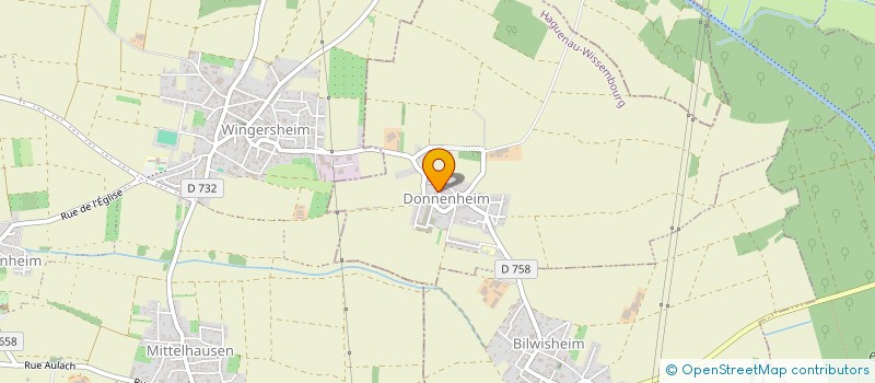 localisation de l'entreprise COMMUNE DE DONNENHEIM  DONNENHEIM