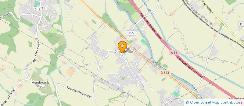 localisation de l'entreprise COMMUNE DE DONNEVILLE  DONNEVILLE