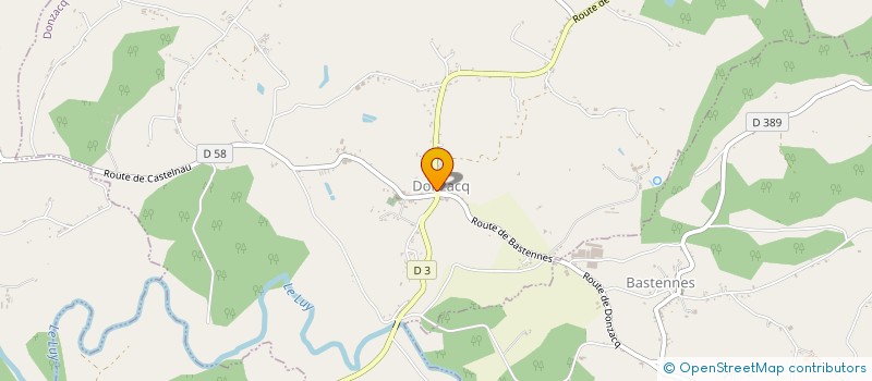 localisation de l'entreprise COMMUNE DE DONZACQ  DONZACQ