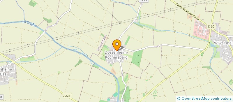 localisation de l'entreprise COMMUNE DE DOSSENHEIM KOCHERSBERG  DOSSENHEIM-KOCHERSBERG