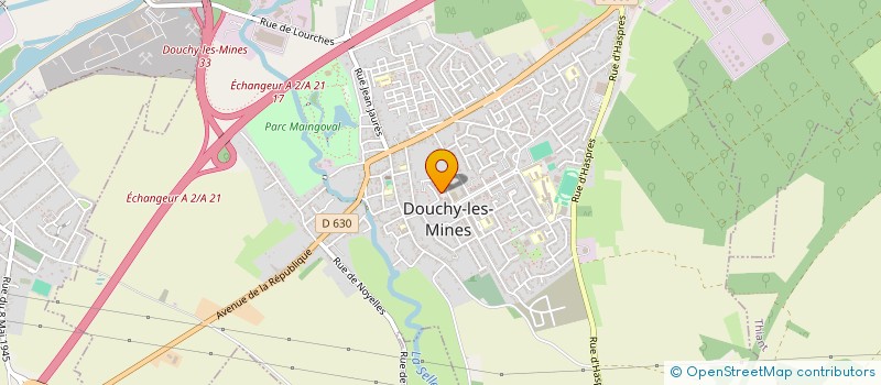 localisation de l'entreprise COMMUNE DE DOUCHY LES MINES à DOUCHY-LES-MINES