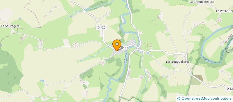 localisation de l'entreprise COMMUNE DE DOUILLET  DOUILLET