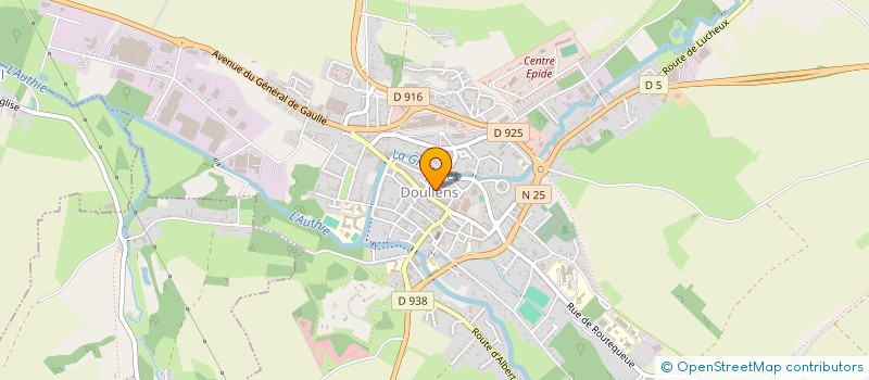 localisation de l'entreprise COMMUNE DE DOULLENS à DOULLENS