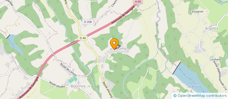 localisation de l'entreprise COMMUNE DE DOUMY  DOUMY