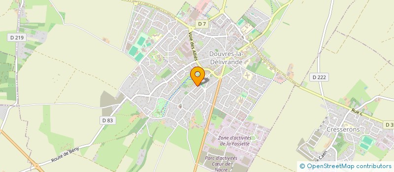 localisation de l'entreprise COMMUNE DE DOUVRES LA DELIVRANDE  DOUVRES-LA-DELIVRANDE