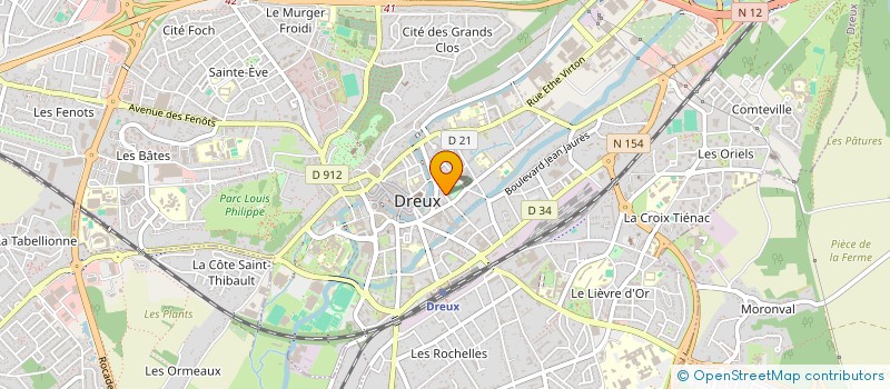 localisation de l'entreprise COMMUNE DE DREUX à DREUX