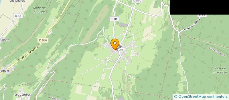 localisation de l'entreprise COMMUNE DE DROM  DROM