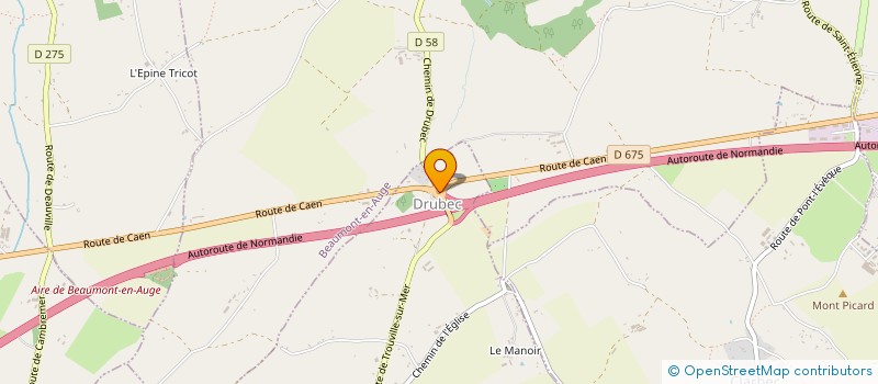 localisation de l'entreprise COMMUNE DE DRUBEC  DRUBEC