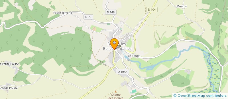 localisation de l'entreprise COMMUNE DE DRUYES LES BELLES FONTAINES  DRUYES-LES-BELLES-FONTAINES