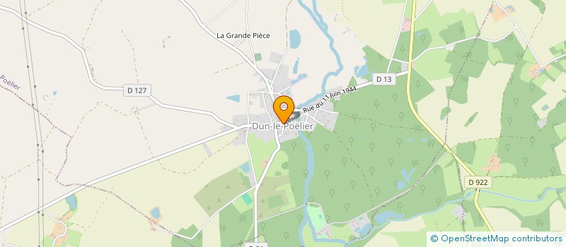 localisation de l'entreprise COMMUNE DE DUN LE POELIER à DUN-LE-POELIER