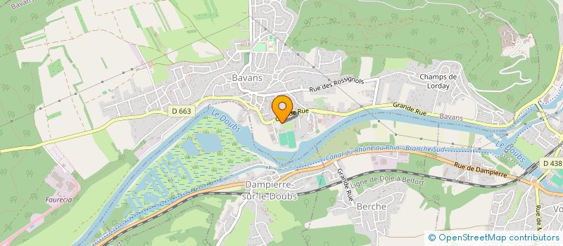 localisation de l'entreprise COMMUNE DE DUNG  DUNG