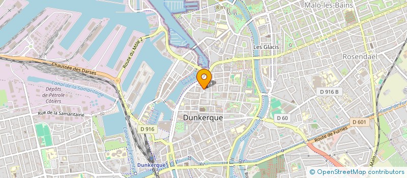 localisation de l'entreprise COMMUNE DE DUNKERQUE à DUNKERQUE
