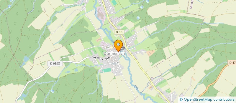 localisation de l'entreprise COMMUNE DE DURMENACH  DURMENACH