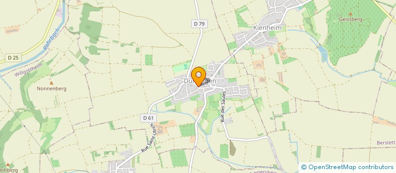 localisation de l'entreprise COMMUNE DE DURNINGEN  DURNINGEN