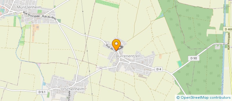 localisation de l'entreprise COMMUNE DE DURRENENTZEN  DURRENENTZEN