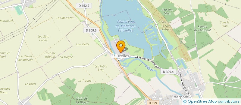 localisation de l'entreprise COMMUNE DE ECLUZELLES à ECLUZELLES