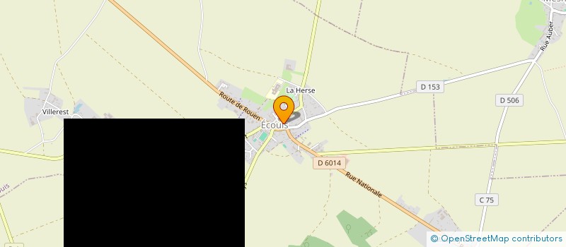 localisation de l'entreprise COMMUNE DE ECOUIS  ECOUIS