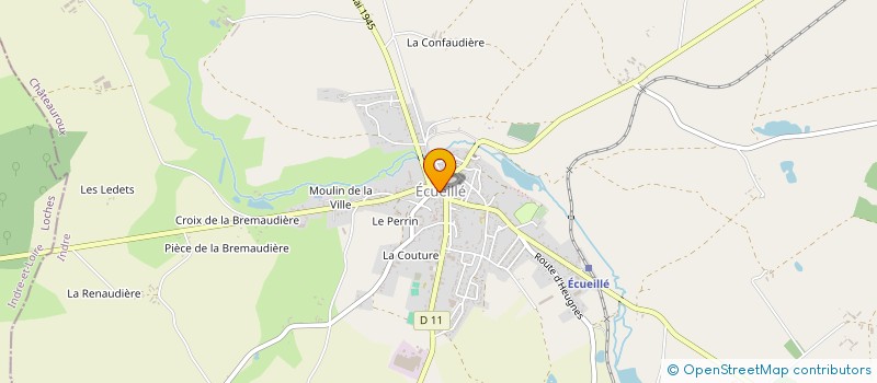 localisation de l'entreprise COMMUNE DE ECUEILLE à ECUEILLE
