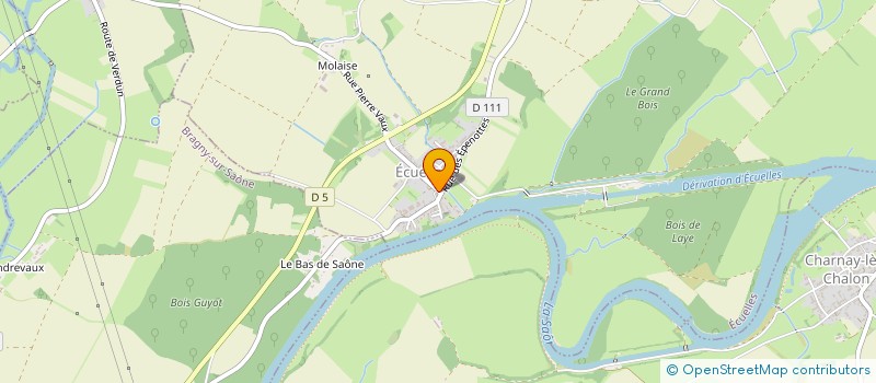 localisation de l'entreprise COMMUNE DE ECUELLES  ECUELLES