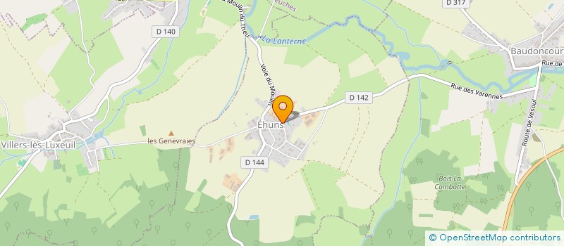 localisation de l'entreprise COMMUNE DE EHUNS  EHUNS