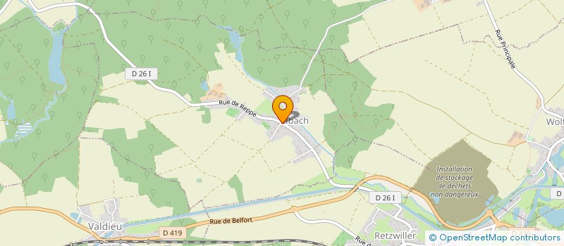 localisation de l'entreprise COMMUNE DE ELBACH  ELBACH